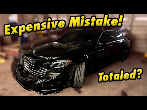 Repairing a Wrecked Mercedes S550 For a Subscriber! Part 1