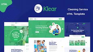 Klear - Cleaning Service Company HTML5 Template | Themeforest Website Templates and Themes