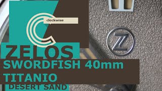ZELOS SWORDFISH 40mm TITANIO DESERT SAND