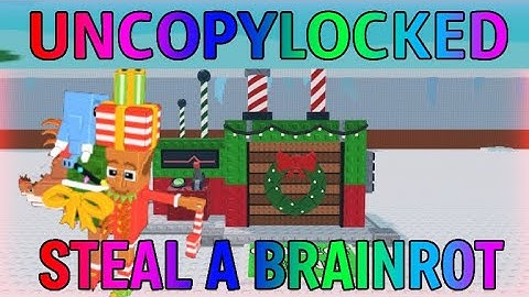 Steal A Brainrot Uncopylocked Latest | Roblox Studio
