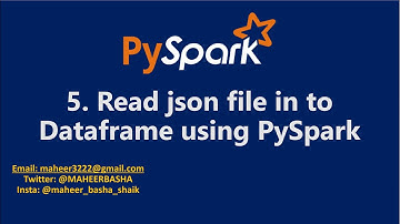 5. Read json file into DataFrame using Pyspark | Azure Databricks