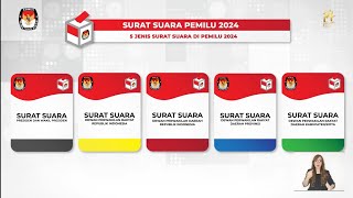 5 Jenis Surat Suara PEMILU 2024