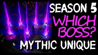 Which Boss to Farm for Mythic Unique Items? - Full Guide - Diablo 4 Season 5