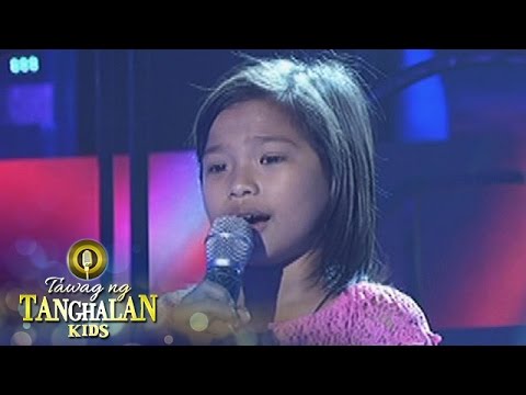 Tawag ng Tanghalan Kids Danica Bilog Tiongson  Basang Basa Sa Ulan