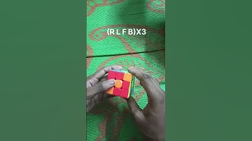 Zig Zag pattern in 3x3 Rubik