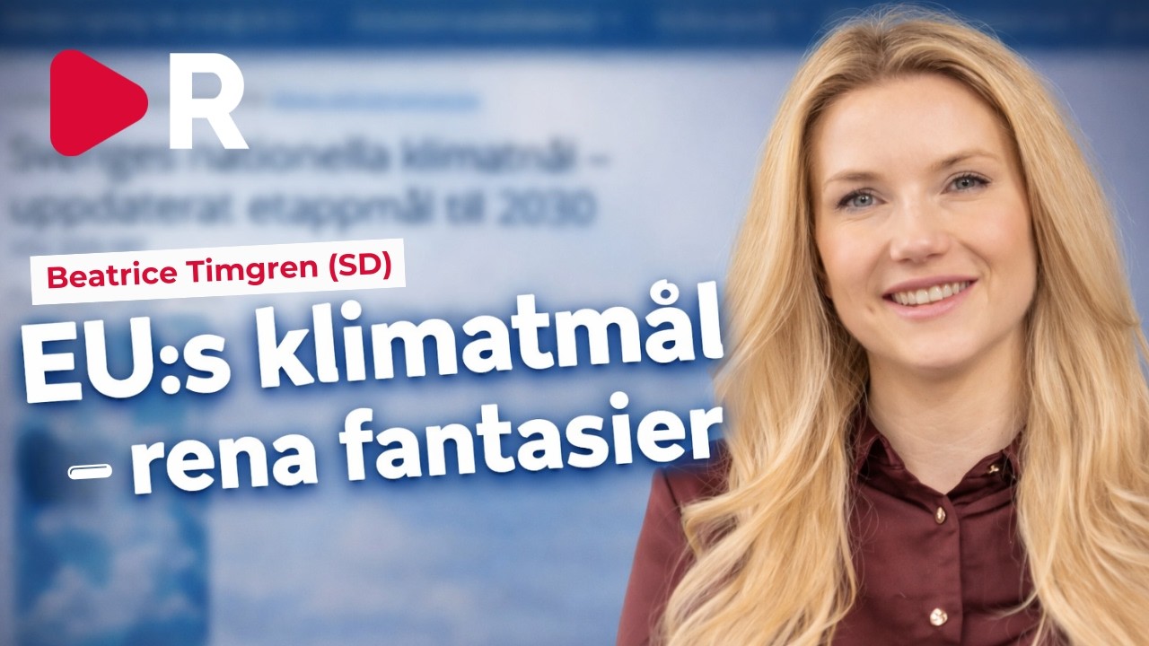Beatrice Timgren (SD) – EU:s nya klimatmål kommer inte hålla