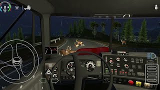 Night Driving || Universal truck simulator (Android  &  iOS) screenshot 5