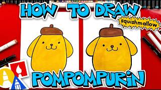 how draw pompompurin squishmallows