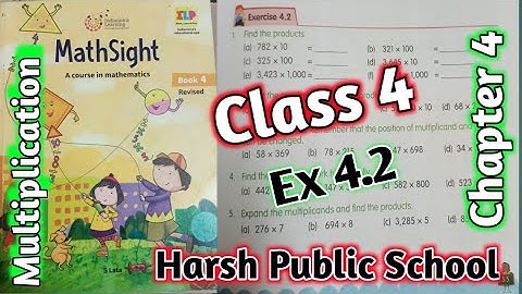 Exercise 4.2 Class 4 Maths Sight|Class 4 Maths Sight | Chapter 4 Maths sight | Mathsight Class 4