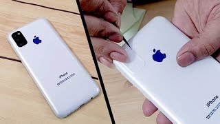 Samsung Galaxy M21 Converted in iPhone 11 pro | Apple Lamination trick