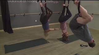 Ryan & Jillian learn some new yoga poses at Honor Yoga