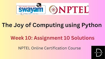 The Joy of Computing using Python Week 10 Assignment Answers ||Jan 2024 || NPTEL
