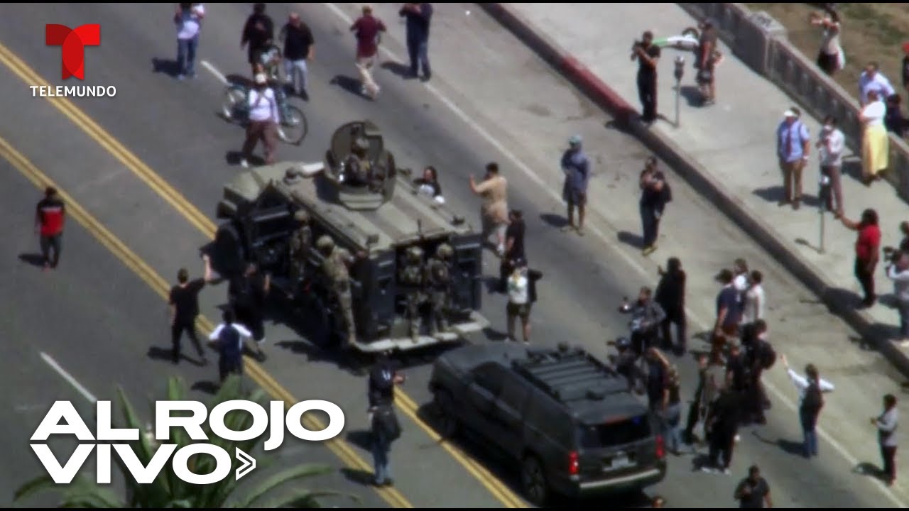 La alcaldesa de Los Ángeles reacciona a la actividad de ICE en el parque MacArthur | Al Rojo Vivo