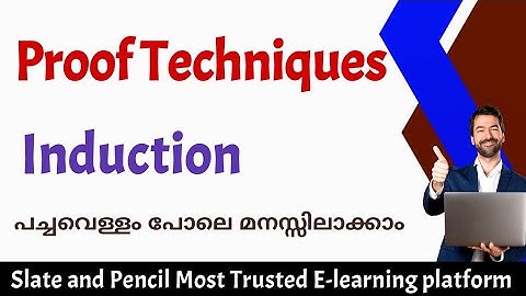 Theory of computation Proof techniques |Proof by induction | malayalam