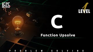 Problem C | Function Sheet Upsolve