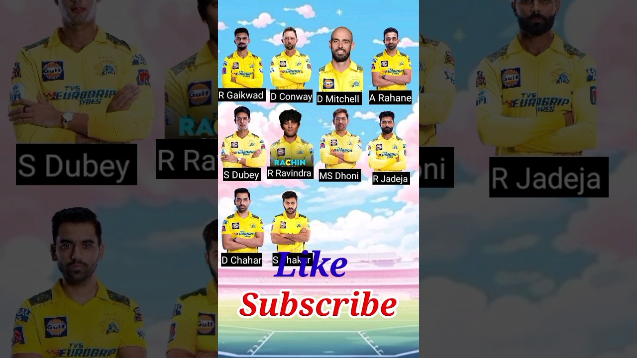 Chennai Super Kings Playing 11 2024| CSK Final Playing 11 2024 