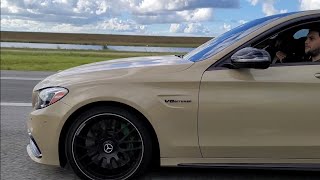 Mercedes C63 S AMG vs Shelby GT350