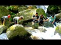 Fishing in the upper Himalayan River of Nepal