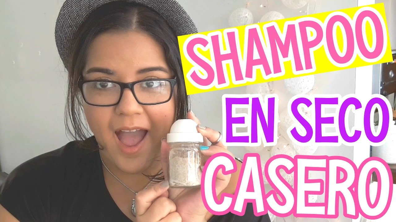 DIY Cómo hacer shampoo en seco casero YouTube