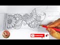 Pencil shading mehndi design for beginners  rashmi art collections 2021