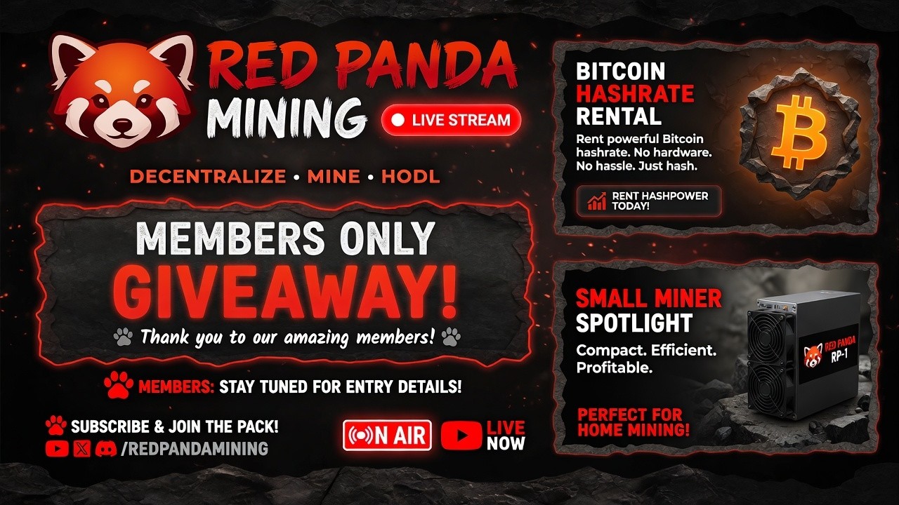 Miniatura RPM Members Only Giveaway! Bitcoin Hashrate & a Secret MINER!
