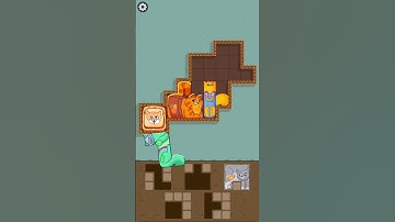 Funny Puzzle Cats 134 - Gameplay Walkthrough (iOS & Android) #shorts