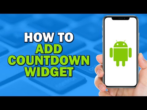 How To Add Countdown Widget On Android (Quick Tutorial)