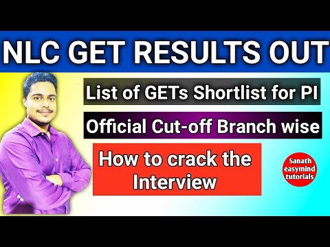 NLCIL GETs Shortlist for Interview Out | Preparation strategy for PI by Er Sanath