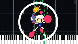 Level 5 - Super Bomberman - Intermediate Piano Tutorial