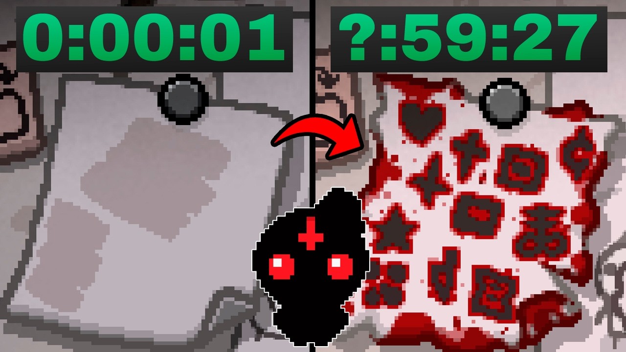 Cuanto tardo en Completar TODAS las MARCAS en The Binding of Isaac