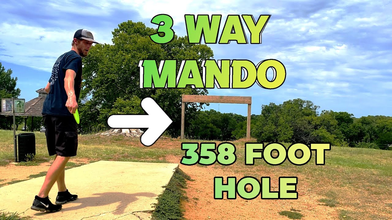 Practice Disc Golf Throw on 3 WAY MANDO discgolf YouTube