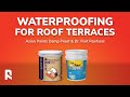 Waterproofing for Roof Terraces - Asian Paints Damp Proof & Dr. Fixit Roofseal