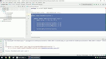 Java语法 088 常见问题 数组索引越界异