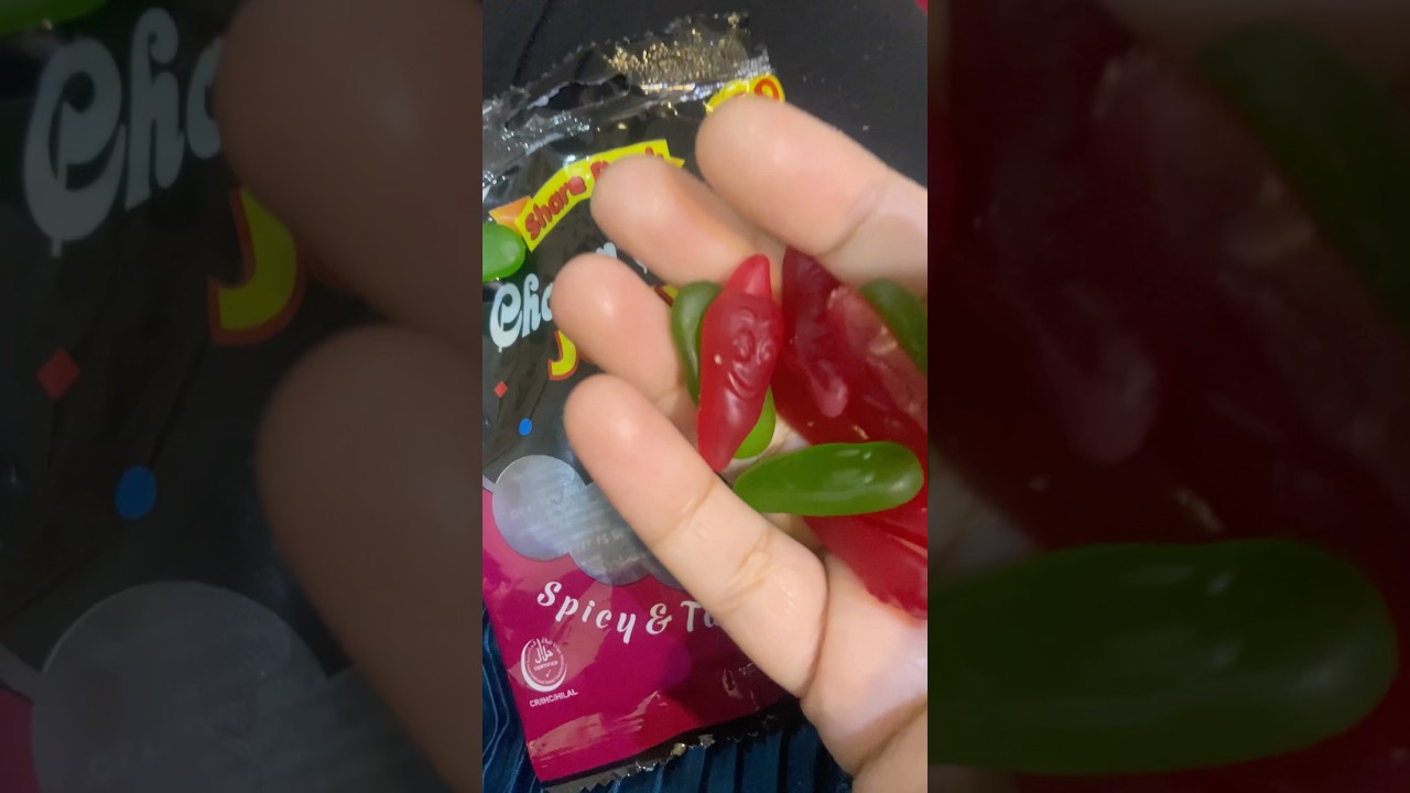 Sour jellies asmr eating food review  #asmr #jellies #candy #foodreview