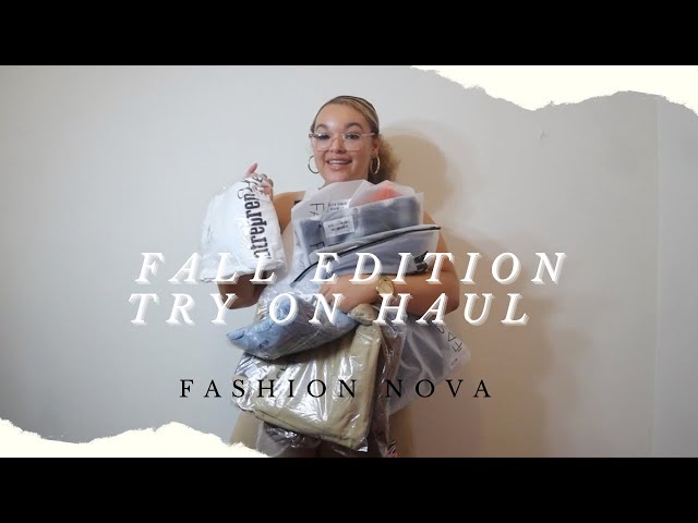Fall Edition FASHION NOVA Try On Haul
