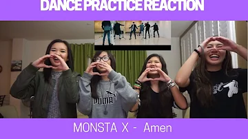 Dance Practice Reaction | Monsta X - Amen