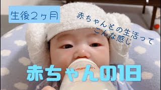 【生後ヶ月】赤ちゃんとのとある1日をご紹介