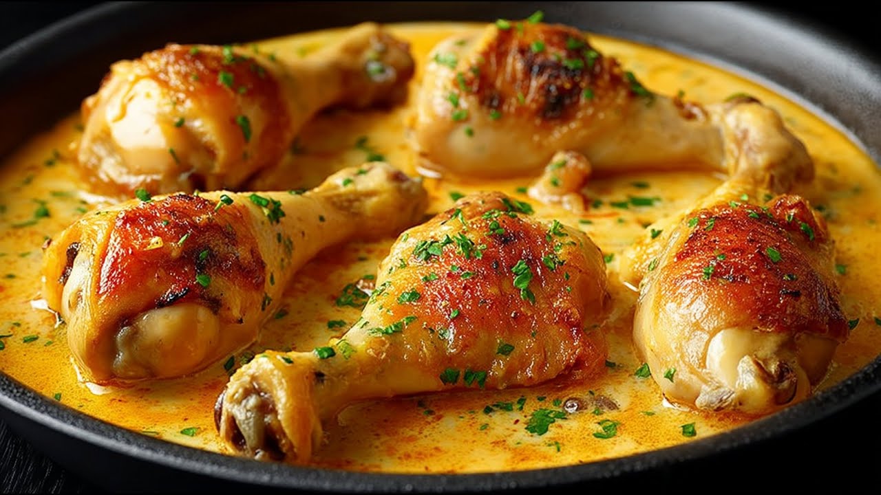 I've never had such delicious chicken! A simple recipe with an amazing sauce!