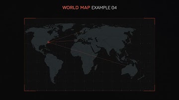 World Map and HUD Elements