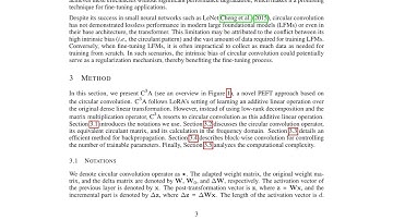 Parameter-Efficient Fine-Tuning via Circular Convolution - ArXiv:2407.19342