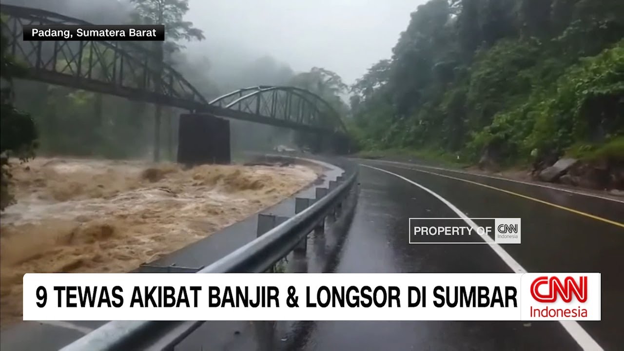 9 Tewas Akibat Banjir & Longsor di Sumbar