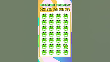 Challenge yourself: Spot the Odd One Out! 🧐 #oddoneout #brainteaser #spotthedifferenceactivity
