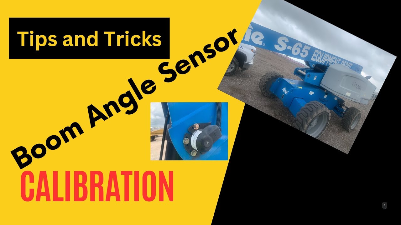 Boom Angle Sensor Calibration YouTube Boom Angle Sensor Calibration YouTube