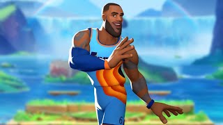 Random Multiversus matches as LeBron James