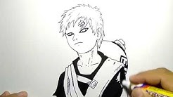 cara menggambar gaara komik naruto gampang lho / how to draw gaara from naruto - Durasi: 2.13. 