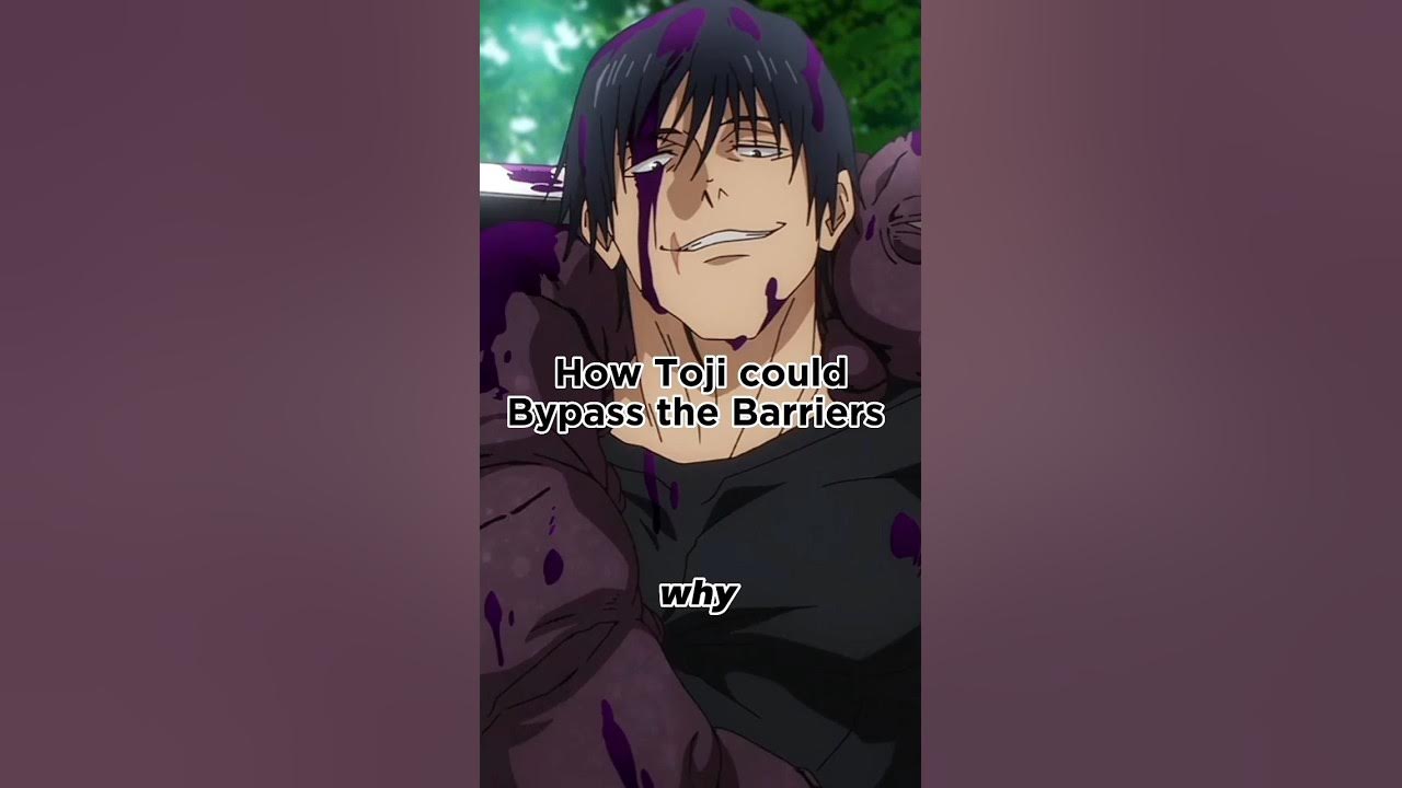 How Toji Bypassed the Barriers JJK facts anime shorts jujutsukaisen YouTube