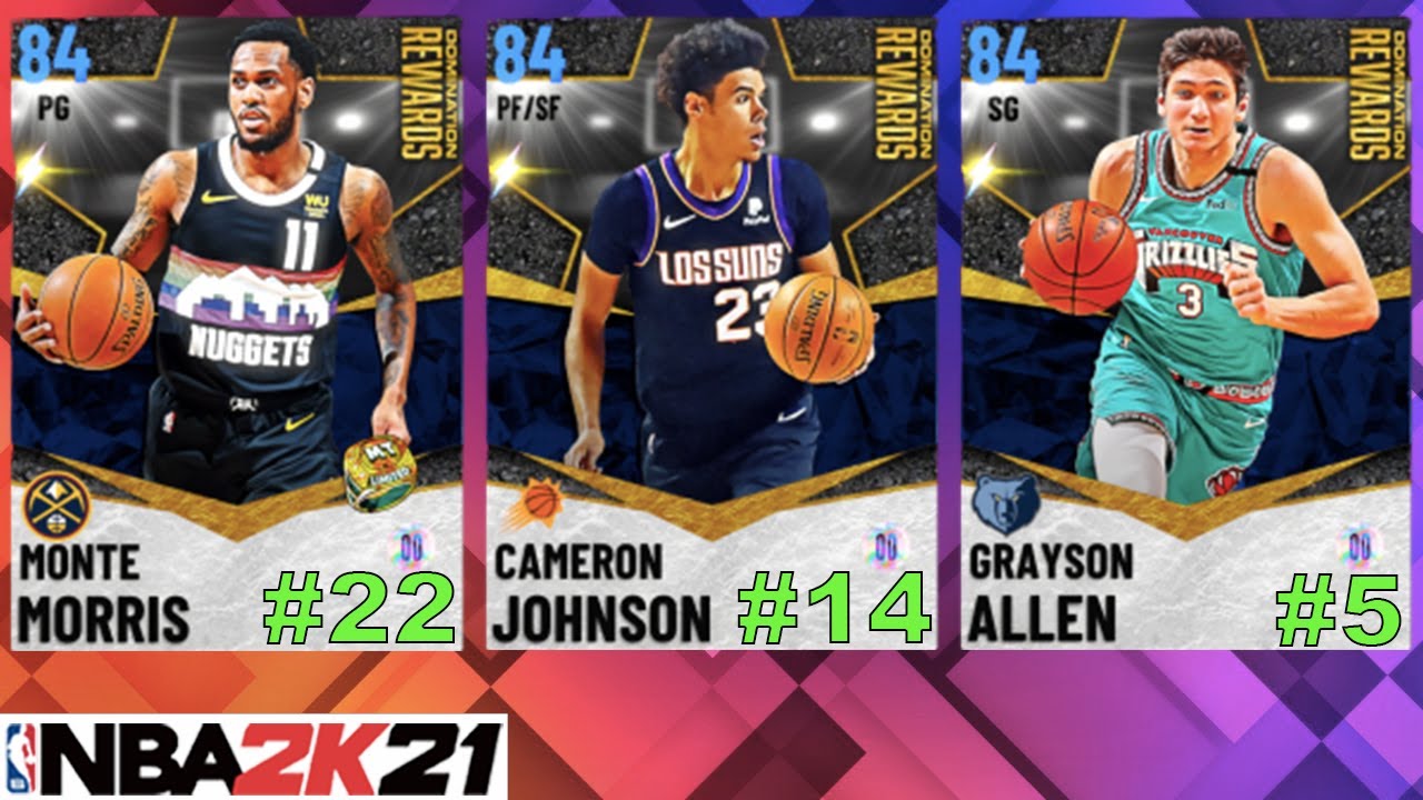 Ranking All 30 Current Domination Evo Reward Cards From Worst To Best In Nba 2k21 Myteam Youtube