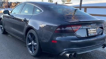 Real Review Audi A7-Muffler Delete