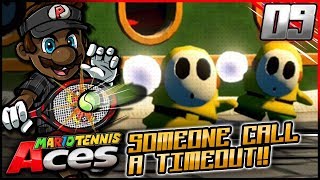 I CALL A TIMEOUT! | Mario Tennis Aces w/ @PKSparkxx! - Part 5 [Snowfall Mountain] (Single Player)