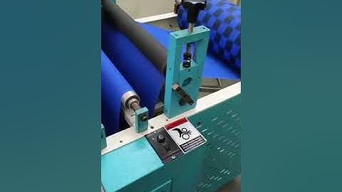 Non roll to Sheet Cutting Machine #boxbag #sheeter #loopmaking #loopmaking #nonwovenmachine #waxstri